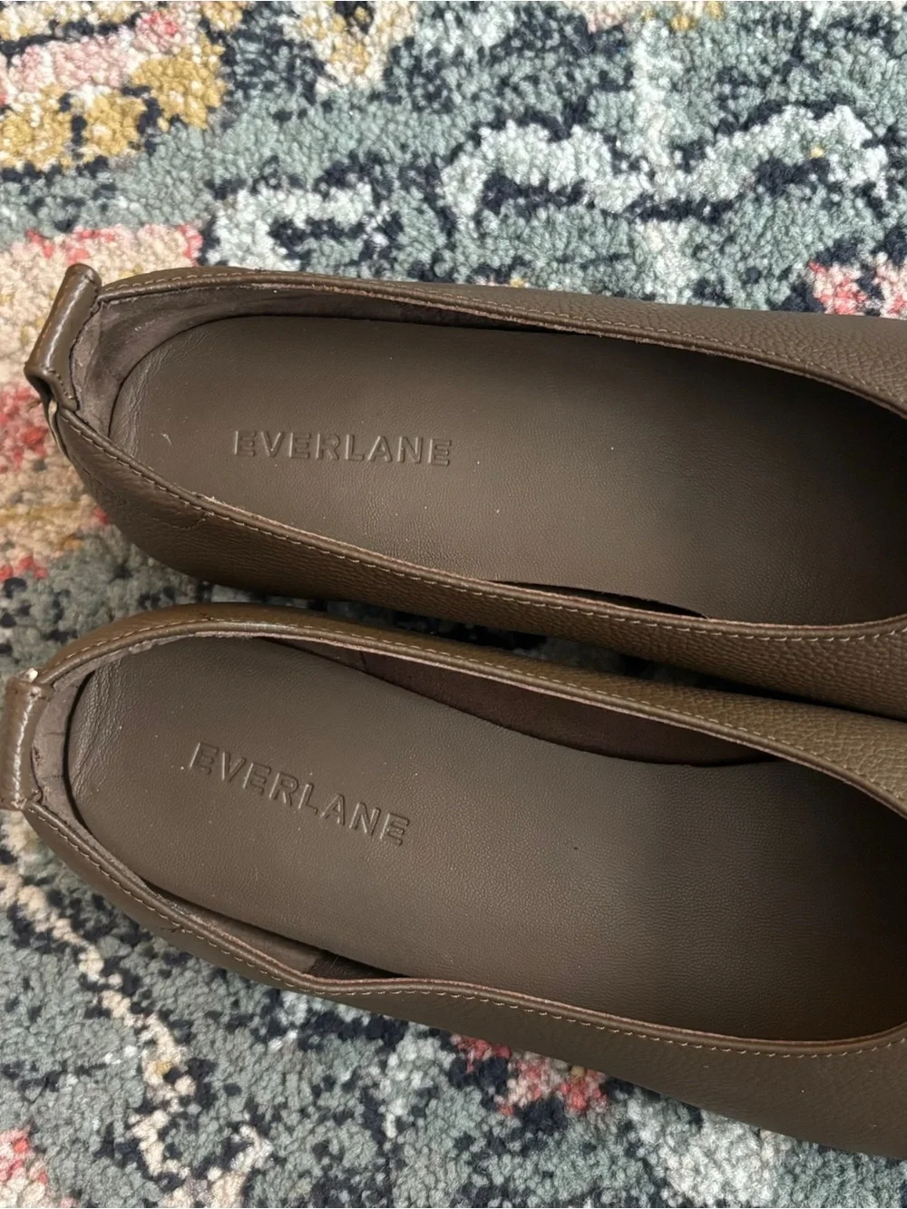 Everlane The Day Glove Leather Flats in Cocoa Brown Sz 6.5 - Picture 10 of 11